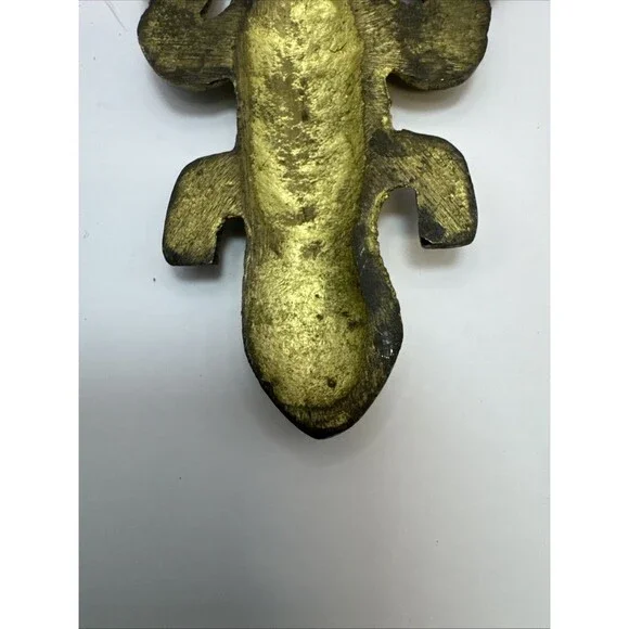 Lizard Solid Brass Bottle Can Opener Beer Soda Vintage Collectable Reptile 4 In - Picture 6 of 6